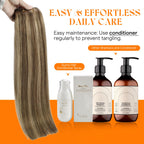 Sunny Hair imported salon quality human hair extensions styling view