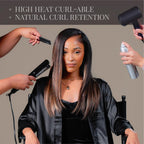 Tangle free sew-in human hair weave bundle packaging back side