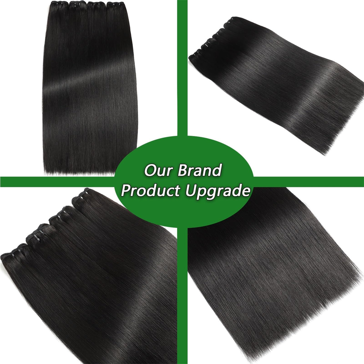 Premium 12A human hair bundle pack for quick weave and sew in styles