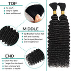 Model showcasing finished boho knotless braids hairstyle using unprocessed Brazilian human hair.