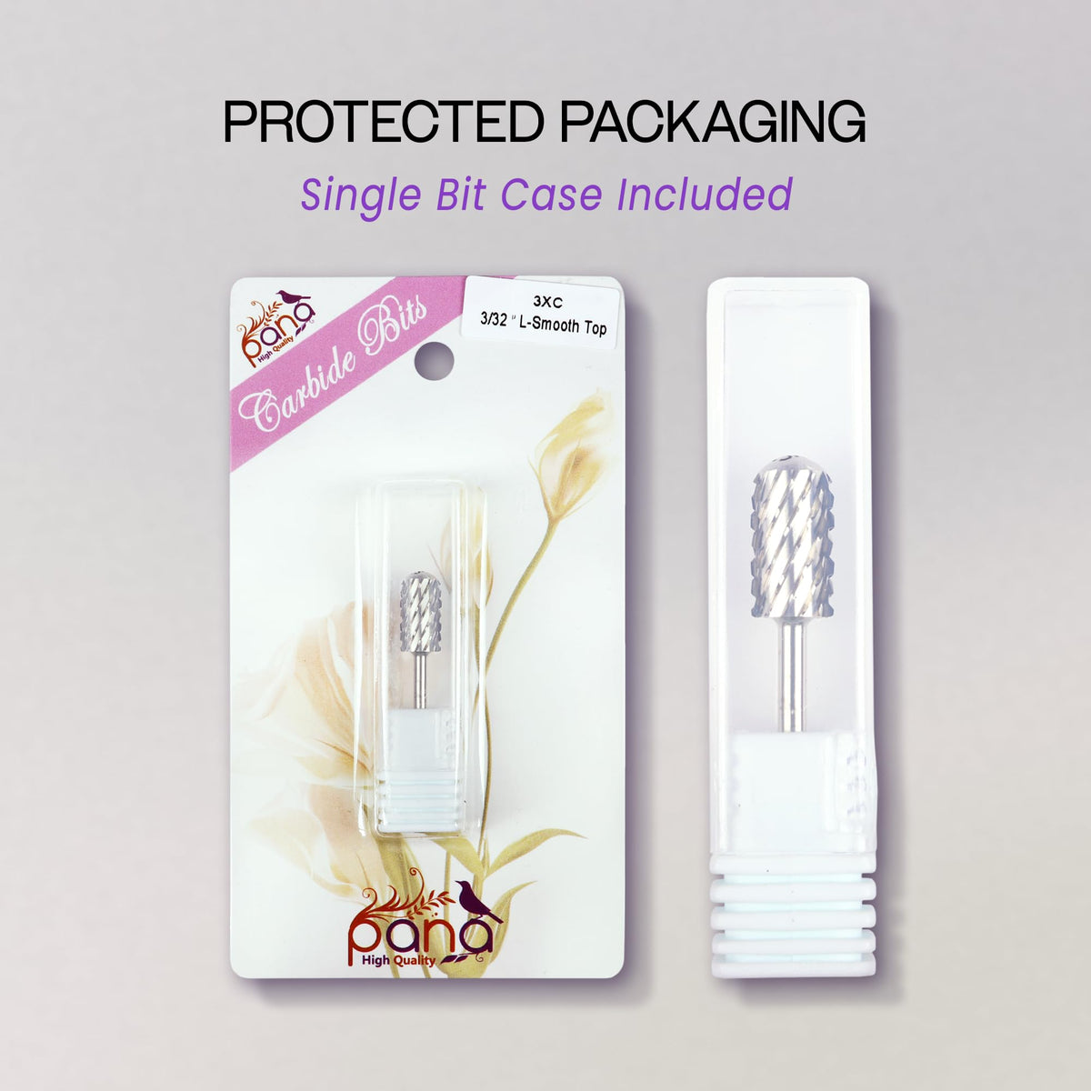 Pana safety drill bit head for cuticle protection