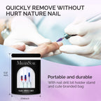 MelodySusie nail drill bits 3/32 inch shank size demonstration