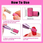 Convenient storage container for Haozher nail drill accessories