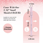 Acrylic nail smoothing demo displaying professional performance of pink 180 grit nail file band