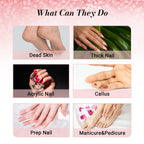 MelodySusie authentic imported nail care accessories kit presentation showcasing fine grit details