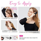 Authentic USA imported REECHO beauty hair extensions close up details