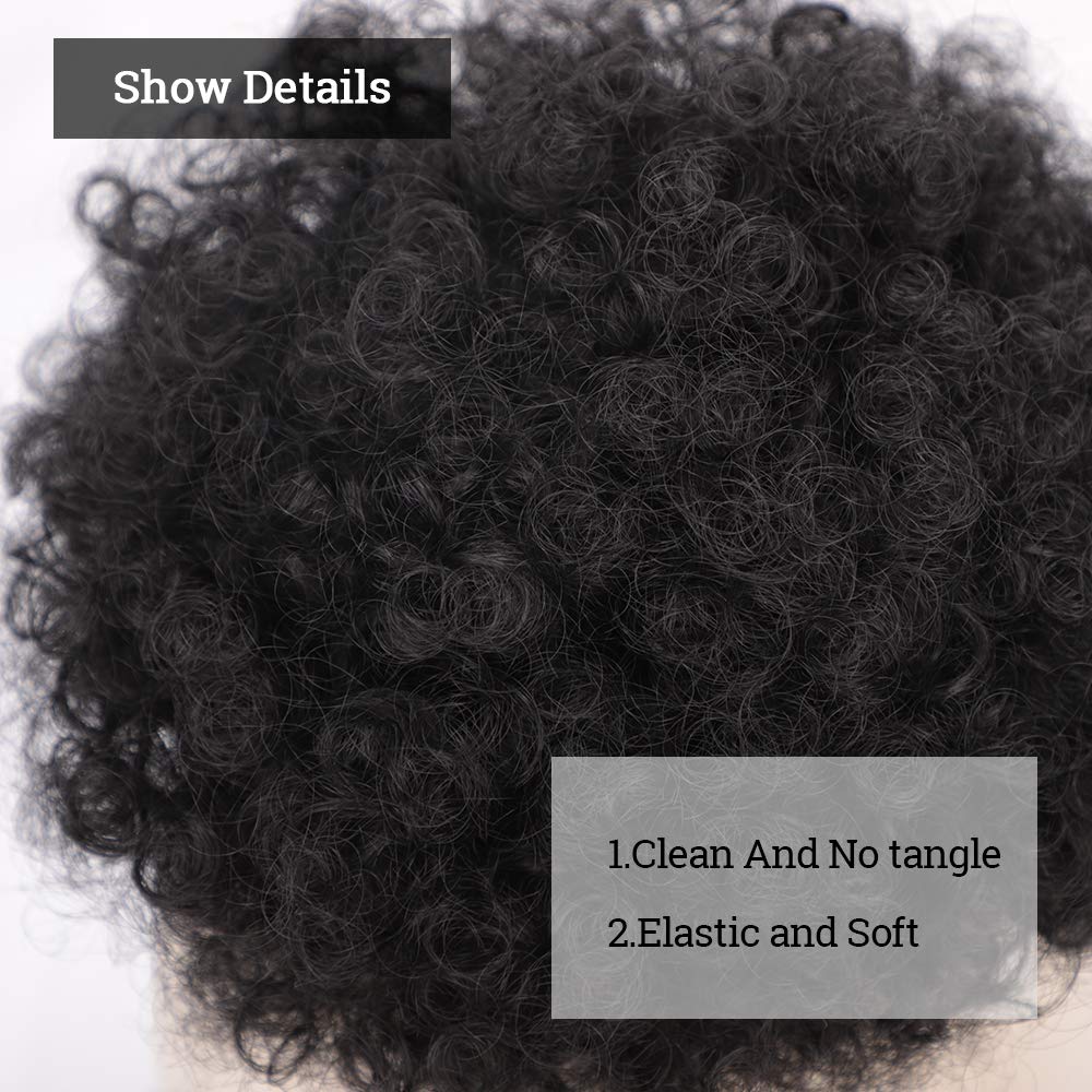 Yinmei Baibian short hair extension packaging view demonstrating how to shake and spread the fibers