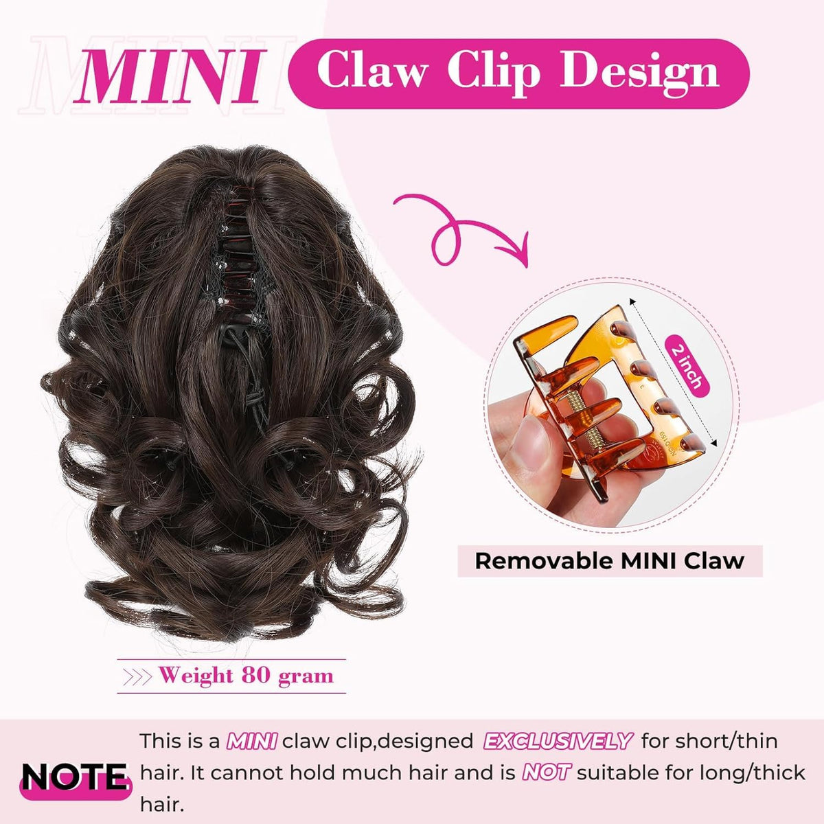 REECHO claw clip ponytail extension highlighting the multi-tonal golden highlights and brown base color.