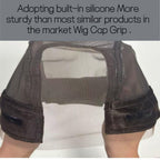 Adjustable Velcro strap feature on the back of the wig cap