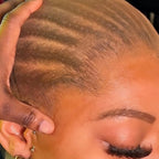 Wowangel invisible stocking wig cap applied on mannequin head