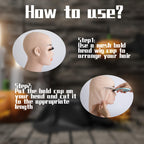 High quality latex bald cap for theater and cosplay makeup
