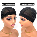 Top view of Atimiaza wig cap for 4x4 closure