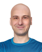 Tan beige realistic bald cap for professional theatrical cosplay