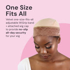 Close up of Milano Collection GripCap velvet anti-slip band