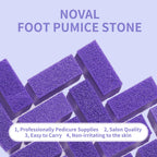 Close up of purple coarse pumice stone texture for foot care