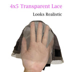 Woman wearing Prudenp transparent lace grip cap