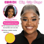 Transparent 4x5 lace section on Ewaidi wig cap