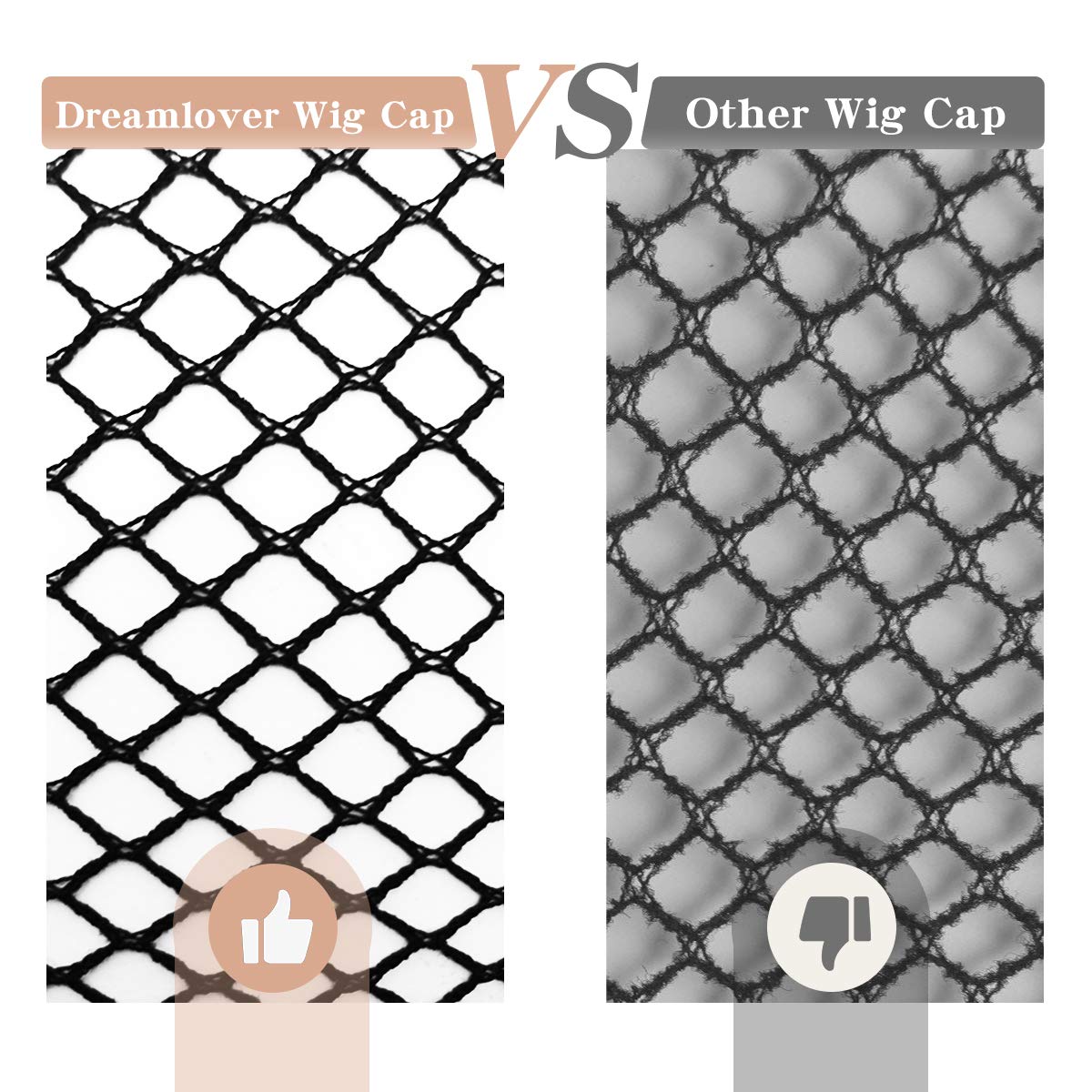 Dreamlover crochet wig cap stretchable material demonstration
