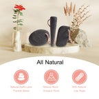 Instructions for using volcanic pumice stone on feet