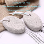 Borogo pumice stone used on hands and elbows for smooth skin