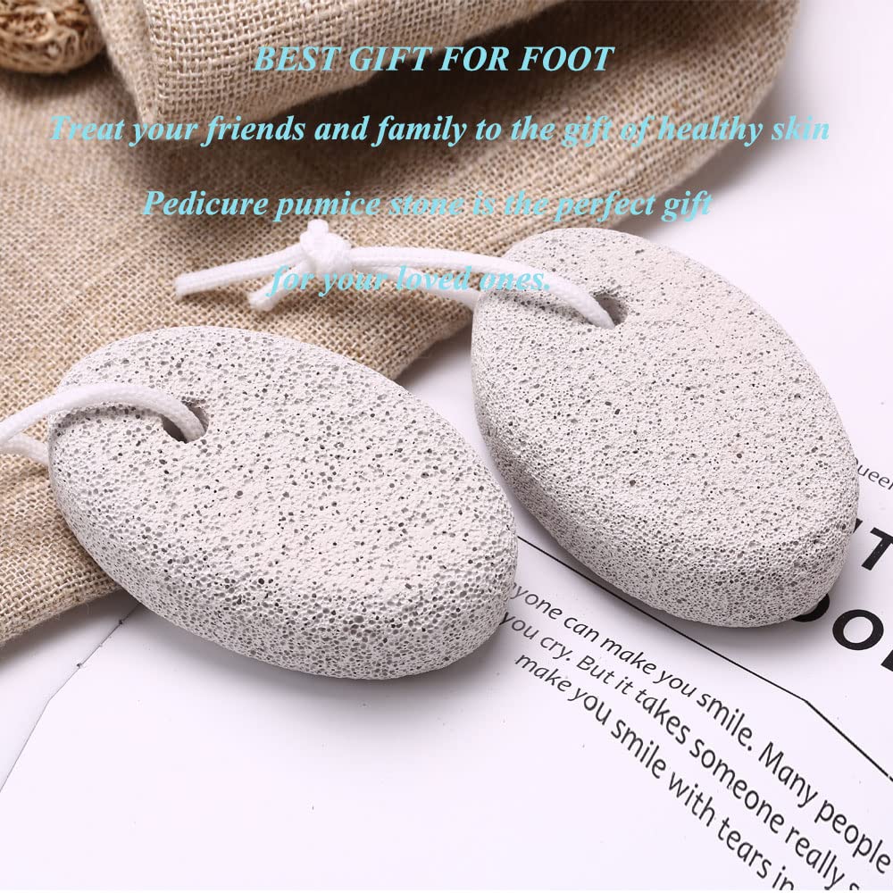 Borogo pumice stone used on hands and elbows for smooth skin