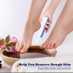 Six blue foot pumice stones for home pedicure