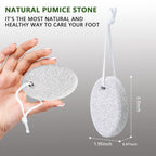 Borogo pumice stone with rope loop for easy hanging