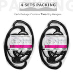 Dreamlover portable wig hanger set displayed inside an organized wardrobe closet