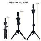 Lucicass premium salon mannequin display head on tripod base