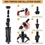 Table clamp accessory for wig making and styling