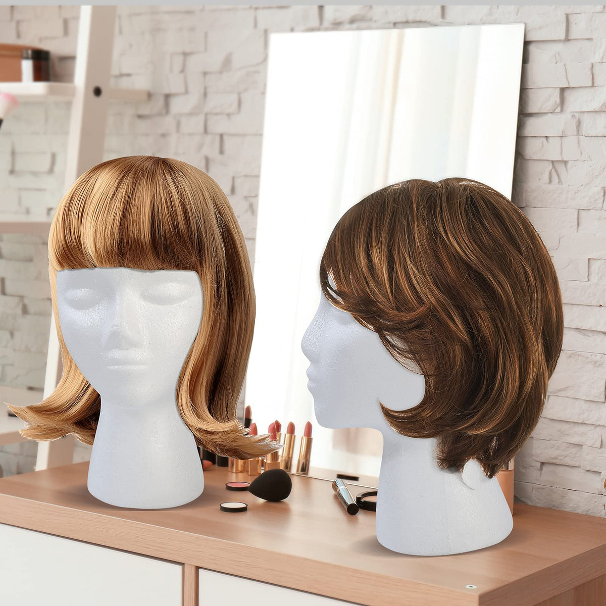 BALABALA 11 inch female mannequin display with realistic facial features