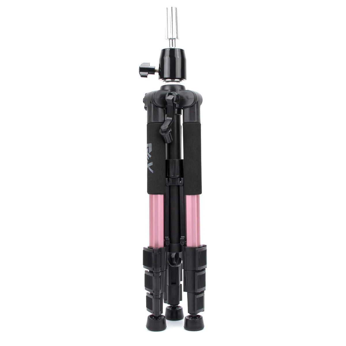GEX professional hairdressing tripod fully extended to maximum height in a studio setting