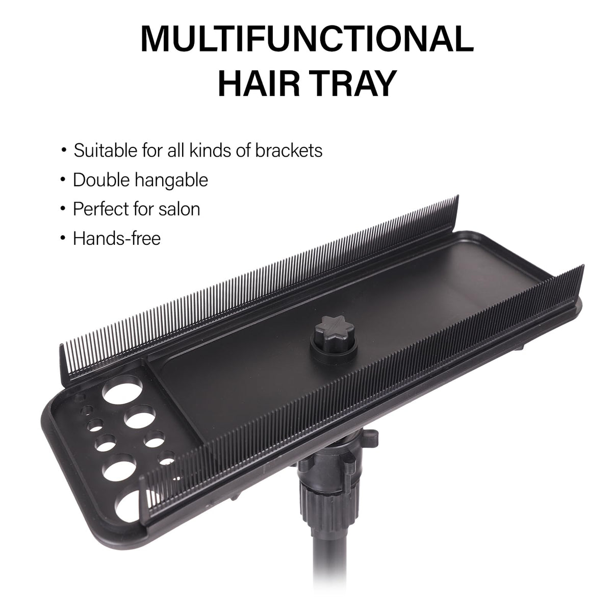 Close up of AIHOPESTO hair separator rack features