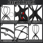 ProSuites wig stand hollow structure for drying