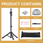 Relx wig stand set for hairdressing training