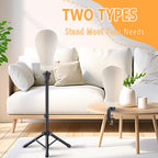 Cmzluminest wig head setup using table clamp accessory