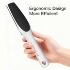 The fine side of the AprElm glass file polishing skin for smooth results
