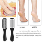 Durable ABS and steel pedicure tools in storage box