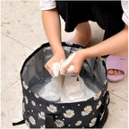 Seneme multifunctional collapsible bucket for camping
