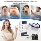 Person using VnioLife detox foot spa for home wellness