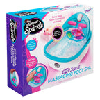 Children using the Shimmer 'N Sparkle massaging foot spa