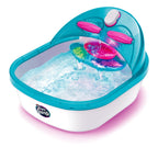 Shimmer 'N Sparkle foot spa with lights turned on