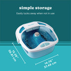 Homedics Shower Bliss spa showing massage roller attachment