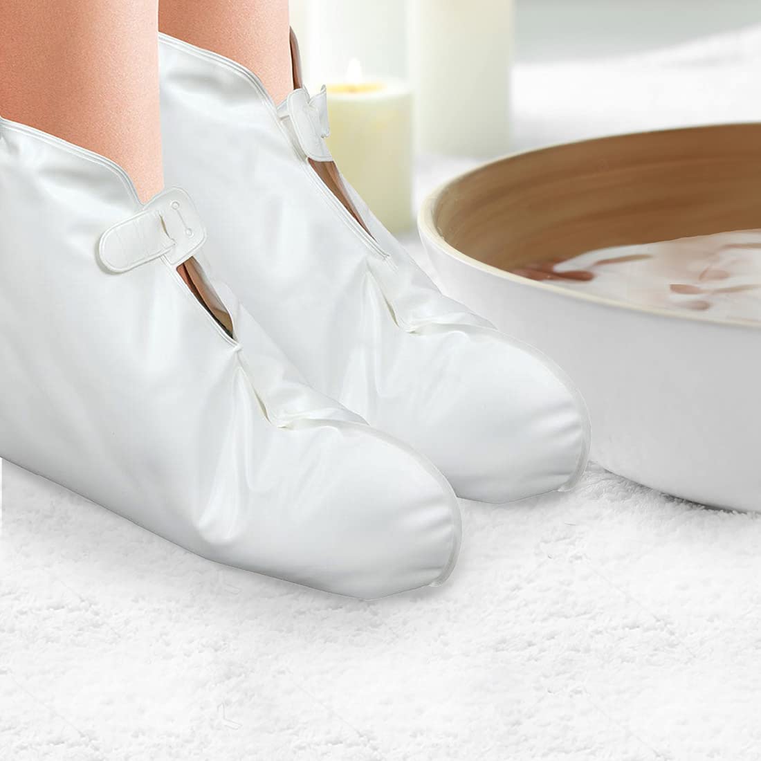 Pair of ForPro professional electric booties for foot care