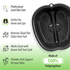 Side view of Foot Cure extra large foot bath basin