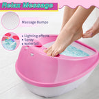Battery operated nail dryer included in the Bobuexer spa set.
