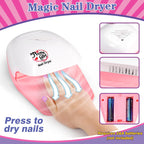 Full collection of 42-piece kids pedicure and manicure tools.