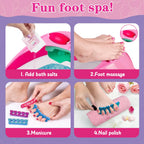 Packaging of the Bobuexer USA imported kids spa set.