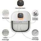 Ackleap foot bath showing touchscreen control panel