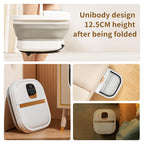 Person using Ackleap foot bath for home relaxation